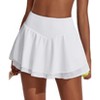 PINSPARK Womens High Waisted Tennis Skirts with 3 Pockets Golf Skirts Lightweight Cute Athletic Casual Skorts - 4 of 4