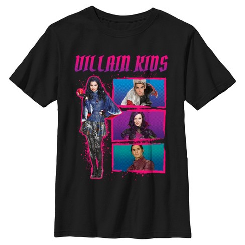 Boy s Descendants Villain Kids T Shirt Black Medium