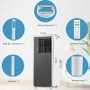 Portable Air Conditioner, 8,000 BTU Cools up to 350 Sq. Ft., LED Touch Panel - 3 of 4