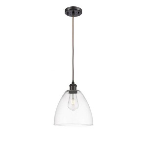 Bristol Glass - 1 Light Mini Pendant In Industrial Style-13.25 Inches Tall and 9 Inches Wide - 1 of 1