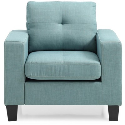 Passion Furniture Newbury Teal Removable Cushions Accent Chair Target   GUEST 6f45d9fe B6cc 4d83 82bc 2e07c49dca00