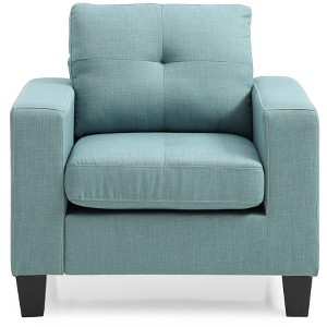 Passion Furniture Newbury Removable Cushions Accent Chair - 1 of 4