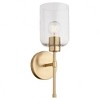 Quorum Lighting Tribute 1 - Light Sconce in  Aged Brass - 2 of 4