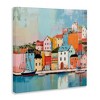 Stupell Industries Seaside Neighborhood Painting, 17" x 17" - 3 of 4