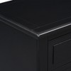 UPTIOT 3-Drawer Storage Wood Black - image 4 of 4