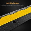 Pyle Cable Protector Cover Ramp - 1-Channel Safety Track with Flip-Open Lid (PCBLCO102) - Yellow - 3 of 4