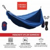 Grand Trunk Hang Anywhere Double Hammock Navy Light Blue - 2 of 3