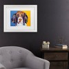 Trademark Fine Art Pat Saunders-White Snuggles Portrait Matted Framed Art Black - 2 of 4