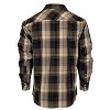 Gioberti Men's Western Plaid Long Sleeve Shirt with Pearl Snap-on - 2 of 4