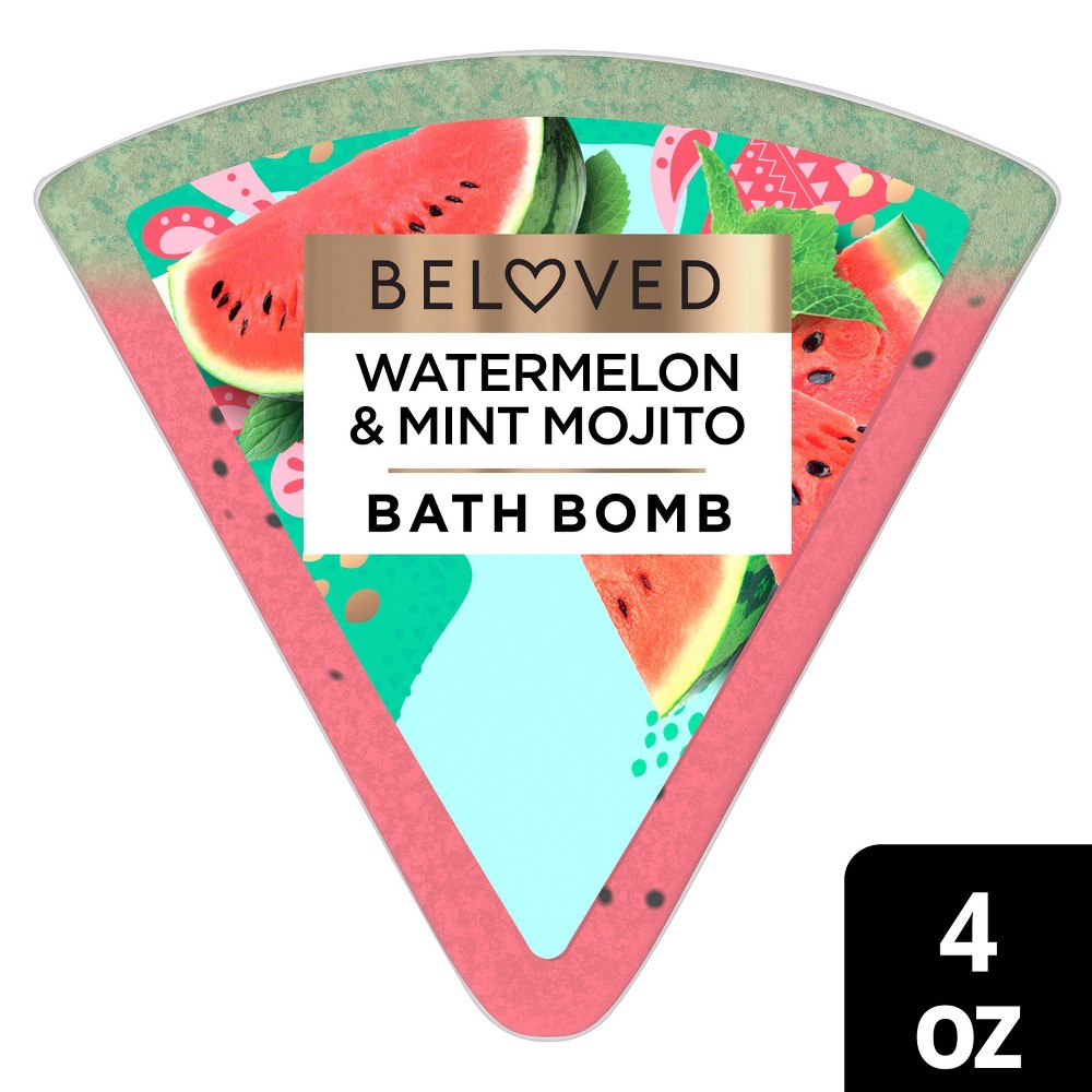 Photos - Shower Gel Beloved Watermelon & Mint Mojito Bath Bomb - 4oz