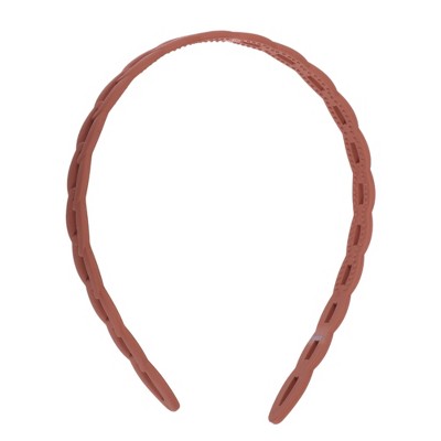 Unique Bargains Women's Classic Elegant Frosted Chain Hairband 5.51"x4.72" 1 Pc