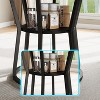 Round Dining Table for 4-6, 47.2" Farmhouse Kitchen Table with Storage, Circle Dinner Tables for Kitchen, Dining Room, Living Room - 3 of 4