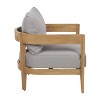 Christopher Knight Home Brooklyn Outdoor Acacia Wood Club Chair with Cushions - 4 of 4