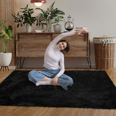 Luxury Shag Area Rugs for Living Room Bedroom Non-Slip Fluffy Soft Shaggy Rug Carpet Indoor Plush 8x10 Rug for Kids Play Room Nursery Home Dorm Decor