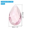 Unique Bargains Crystal Pendants Teardrop Beads for DIY Lamp Arts Crafts Decoration 6 Pcs - 2 of 4