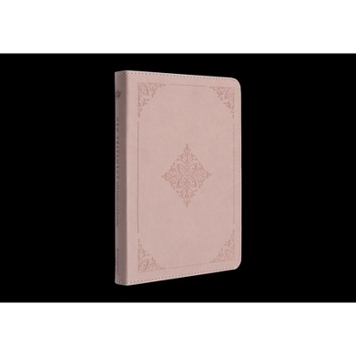 ESV New Testament with Psalms and Proverbs (Trutone, Blush Rose, Fleur-De-Lis Design) - (Leather Bound)
