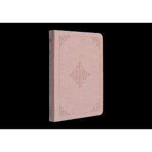 ESV New Testament with Psalms and Proverbs (Trutone, Blush Rose, Fleur-De-Lis Design) - (Leather Bound) - 1 of 1