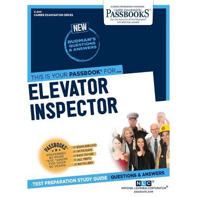 Elevator Inspector - (Career Examination) by  National Learning Corporation (Paperback)