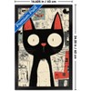 Trends International Andreas Magnusson - Surprised Cat Framed Wall Poster Prints - 3 of 4