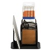 Safco Onyx Mesh Mini Organizer, 3 Compartments, Steel, 6 x 5.25 x 5.25, Black - 3 of 3
