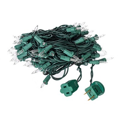 Vickerman Christmas Mini Light Set with Green Wire