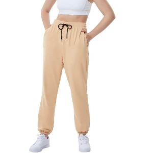 Clearlove  Women’s Casual Sweatpants Fashion High Waisted Joggers Pants Athletic Clothes with Pockets - 1 of 4