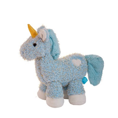 blue unicorn stuffed animal