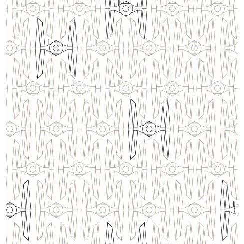 Star Wars Tie Fighter Peel And Stick Wallpaper Roommates Target