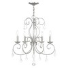 Livex Lighting Donatella 5 - Light Chandelier in  Brushed Nickel - 3 of 4