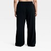 Women's Fleece Wide Leg Sweatpants - Auden™ - 2 of 3