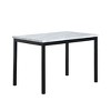 NicBex Dining Table for 4 Kitchen Table Modern Rectangle Dining Table with Wooden Legs for Kitchen and Dining Room - 3 of 4