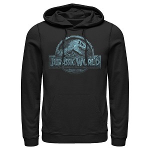 Men's Jurassic World Water Ripple Logo Pull Over Hoodie - 1 of 3
