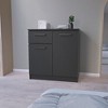 NicBex 1 Drawer Dresser for Bedroom with 2 Cabinets,Chest of Drawers with Metal Handle,Freestanding Dresser,Storage Dressers for Bedroom - 2 of 4