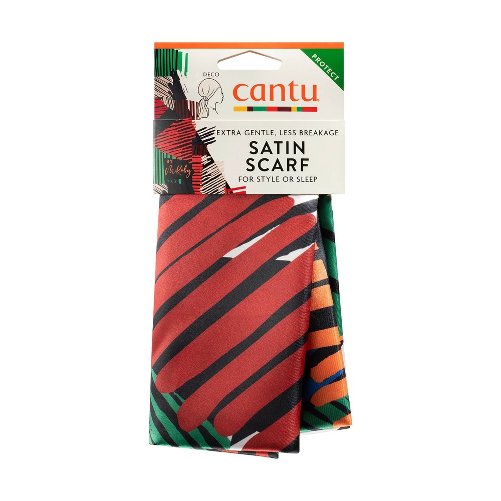 Photos - Hair Styling Product Cantu Satin Pattern Scarf - 1ct 