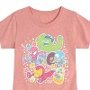 Girls' - Marvel - Avengers Easter Stickers Fitted Short Sleeve Graphic T-Shirt - 2 of 4