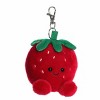 Aurora Mini Juicy Strawberry Palm Pals Adorable Clip-On Red 4" - 2 of 4