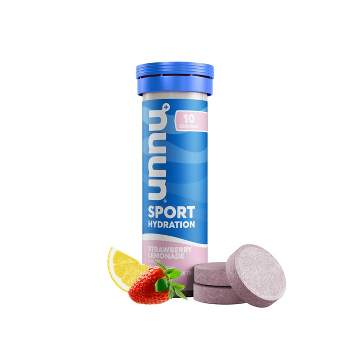nuun Hydration Sport Drink Vegan Tabs - Strawberry Lemonade - 10ct