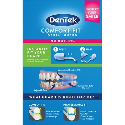 DenTek Comfort-Fit Dental Guard for Nighttime Teeth Grinding - 2ct with Storage Case