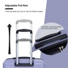 Whisen 5-Piece Set(21/25/29 in.) Luggage Sets Lightweight Suitcase with TSA Lock and Rotating Wheels - 4 of 4