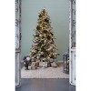 GlasFlength Tree Ornaments Modern Glass Christmas Ball Set Fashion Interesting Design for Holiday Decorating, Silver, 4.7"*4.7"*4.7" - 3 of 4