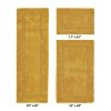 Lux Premium 100% Cotton  Ultra-Soft Tufted Solid Reversible 3 Piece Bath Rug Set, Water-Absorbent, Durable, Machine Washable Bathroom Rug - 2 of 4