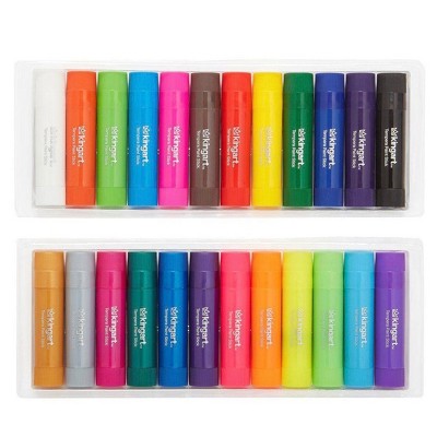 KINGART Tempera Paint Sticks, 24 Colors