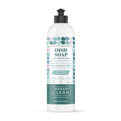 Therapy Clean Sea Salt & Eucalyptus Dish Soap - 16 Fl Oz : Target