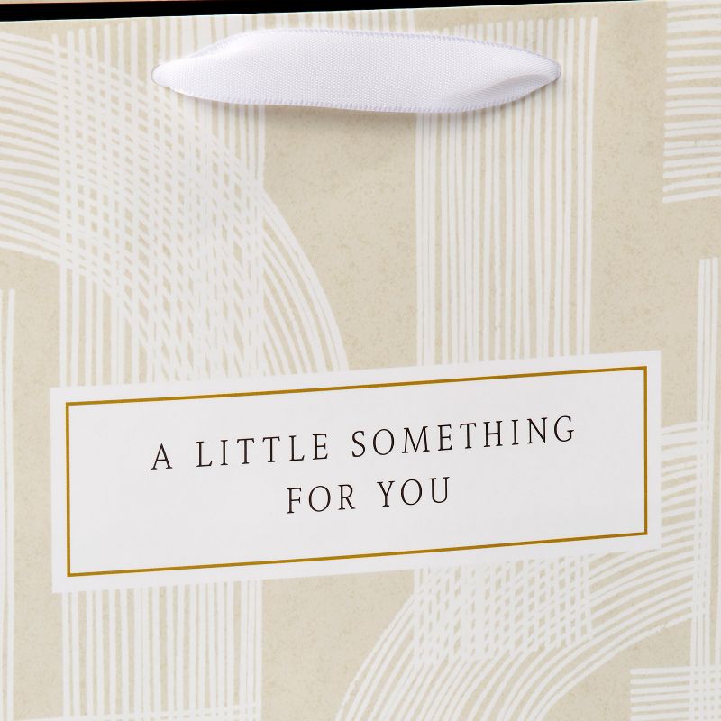 &#39;A Little Something For You&#39; Medium Gift Bag Cream/Off White, 4 of 6