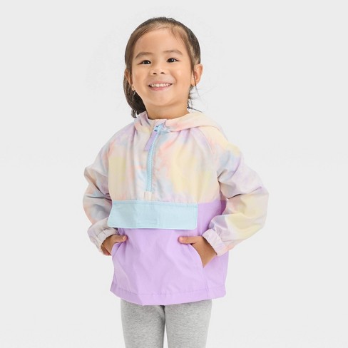 Toddler Girls' Lined Anorak Jacket - Cat & Jack™ Purple 2t : Target