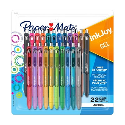 Paper Mate InkJoy 22pk Gel Pens 0.7mm Medium Tip Multicolored