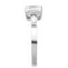 Slickblue Polished Stainless Steel Ring with Clear AAA CZ, Women’s Anniversary Ring, Oblong Pave, Sizes 5-10 - 4 of 4