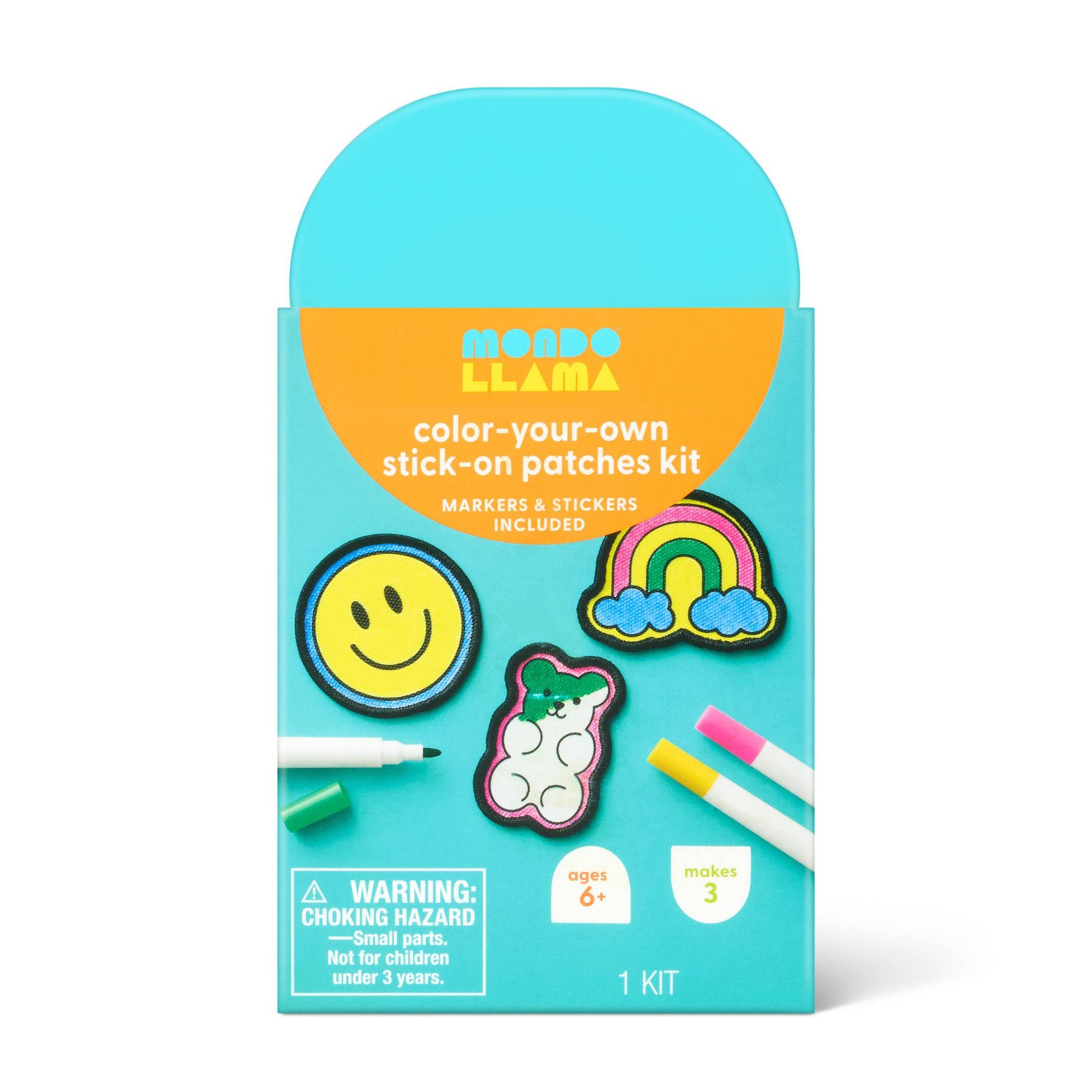 3ct Summer Craft Patches Coloring Kit - Mondo Llama™