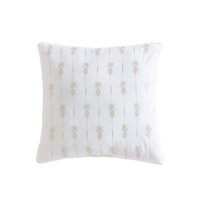 Queen White Cotton Nautical Bedspread Set