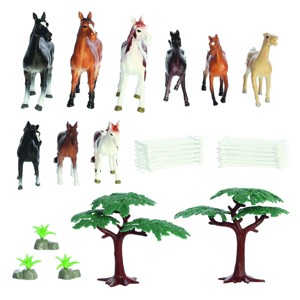 Aurora Toys Mini Horse Play Figure Set Habitat Timeless Toys Multicolor 1 Pack - 1 of 4
